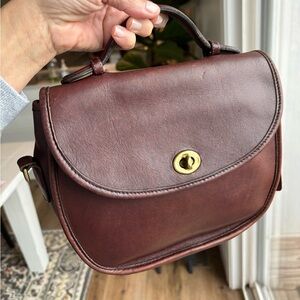 Vintage Coach Plaza (Small) Burgundy or Bordeaux?